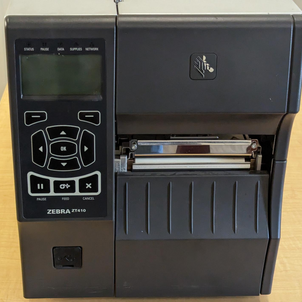 Zebra ZT410 Thermal Label/Tag Printer: ZT41042-T410000Z (Thermal Transfer-Direct Thermal, Resolution: 200 dpi)